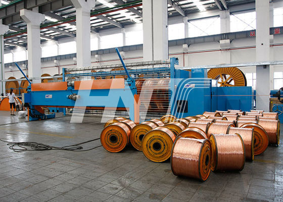 قفس سیمی بدون سیم Al/Cu دو چرخ Capstan 6B - 36B Stranding Cage